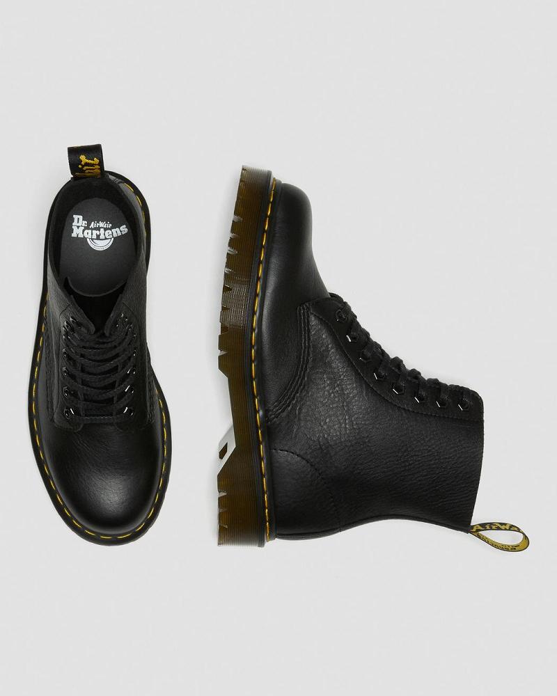 Dr Martens 1460 Pascal Bex Læder Snørestøvler Dame Sort | DK 177KOR